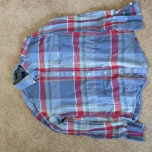 Jcrew Madras slim button down